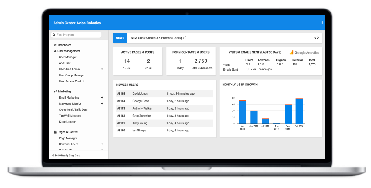 CMS Admin Screen Design REC
